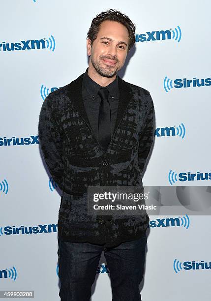 Actor Thomas Sadoski visits SiriusXM Studios on December 3, 2014 in New York City.