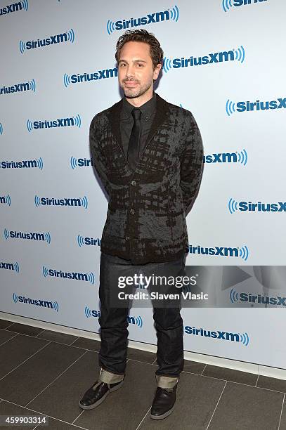 Actor Thomas Sadoski visits SiriusXM Studios on December 3, 2014 in New York City.