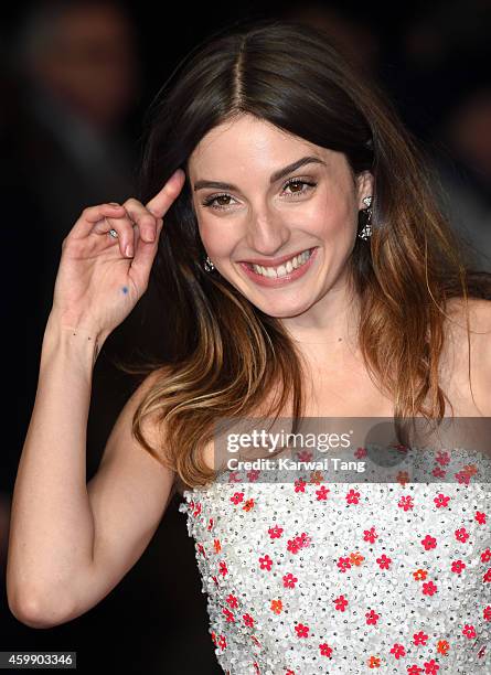 Maria Valverde attends the World Premiere of "Exodus Gods and Kings" at Odeon Leicester Square on December 3, 2014 in London, England.