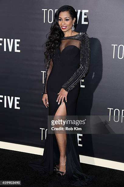 Karlie Redd attends the "Top Five" New York Premiere at Ziegfeld Theater on December 3, 2014 in New York City.