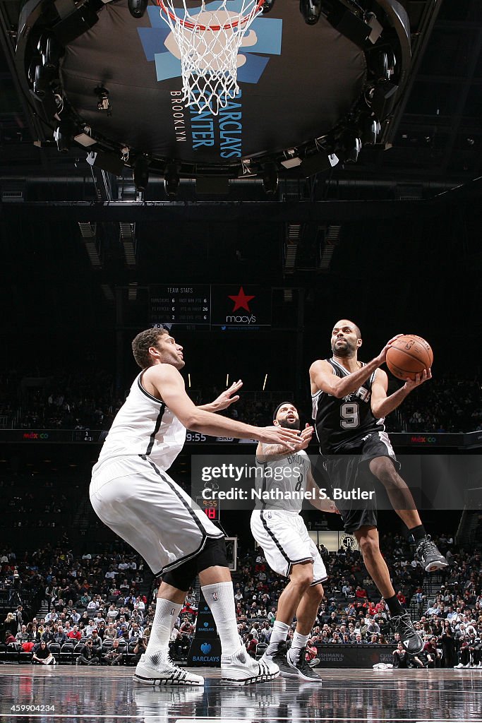 San Antonio Spurs v Brooklyn Nets