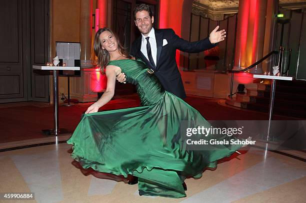 Philip Greffenius and his wife Evelyn during the Audi Generation Award 2014 at Hotel Bayerischer Hof on December 3, 2014 in Munich, Germany.