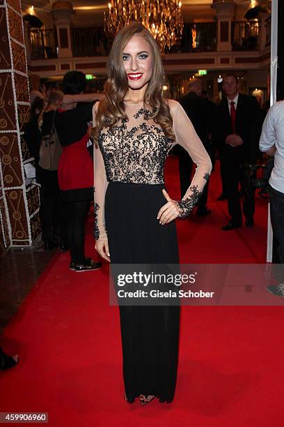 Alena Gerber during the Audi Generation Award 2014 at Hotel Bayerischer Hof on December 3, 2014 in Munich, Germany.