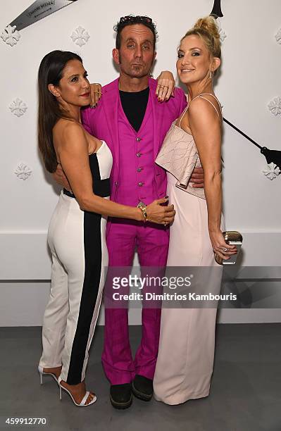 Chrome Hearts Founders Laurie Lynn Stark, Richard Stark and actress Kate Hudson attend Chrome Hearts Celebrates The Miami Project During Art Basel...