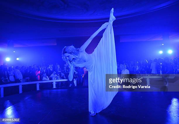 Katherine Crockett performs onstage at 2nd Annual Women In Art Benefit on December 3, 2014 in Miami Beach, Florida.