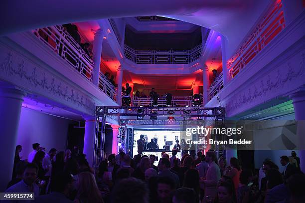 Guests attend the Artsy Dance Party Featuring Shen Wei & Theophilus London, Hosted By Carter Cleveland, Wendi Murdoch, Peter Thiel, And Dasha Zhukova...