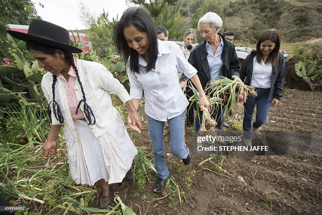 PERU-IMF-LAGARDE