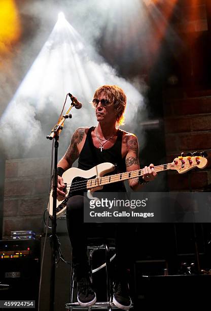 Duff McKagan during the Kings of Chaos concert on December 3, 2014 in Cape Town, South Africa. Kings of Chaos is a rock super group with rock legends...