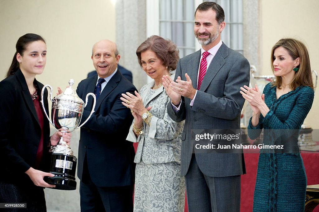 Spanish Royals Deliver the National Sports Awards 2013