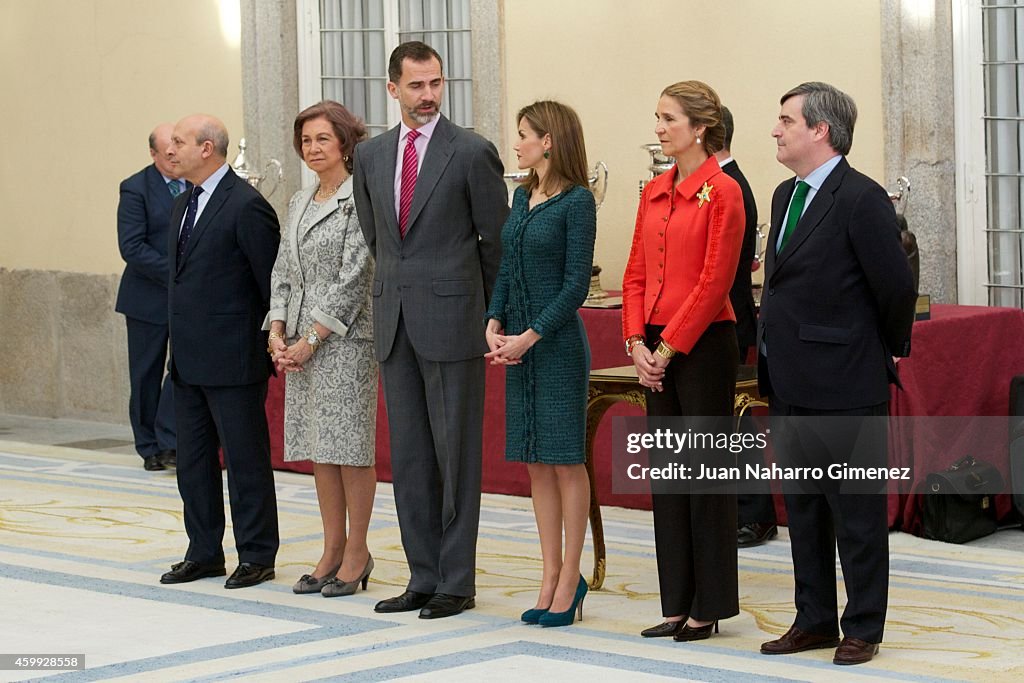 Spanish Royals Deliver the National Sports Awards 2013