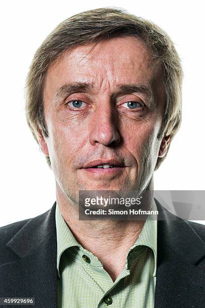 Uwe Ziegenhagen, manager of 'Badischer Fussball-Verband', poses during DFB National Association General Manager - Photocall at DFB Headquarter on...