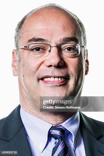 Dirk Brennecke, manager of 'Fussballverband Mittelrhein', poses during DFB National Association General Manager - Photocall at DFB Headquarter on...