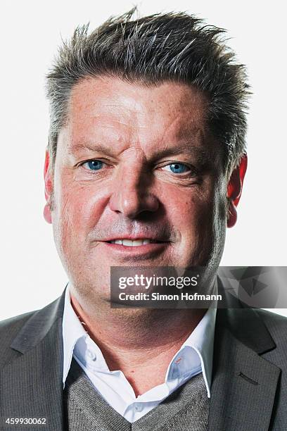 Ralf Gawlack, manager of 'Fussballverband Niederrhein', poses during DFB National Association General Manager - Photocall at DFB Headquarter on...