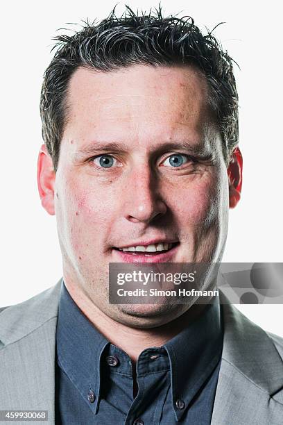 Michael Lameli, manager of 'Berliner Fussball-Verband', poses during DFB National Association General Manager - Photocall at DFB Headquarter on...