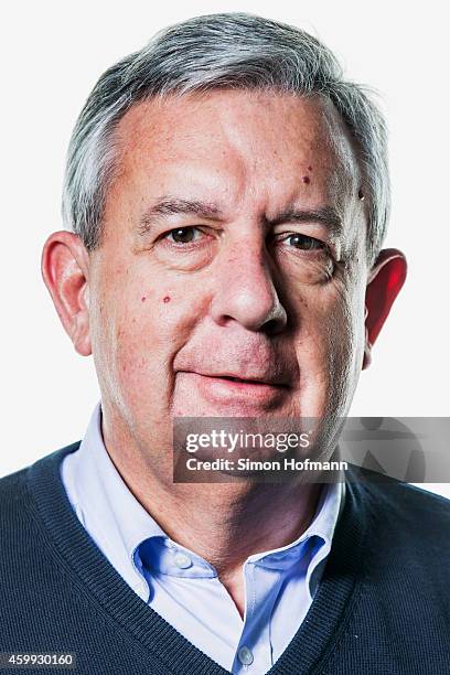 Michael Hurler, manager of 'Wuerttembergischer Fussballverband', poses during DFB National Association General Manager - Photocall at DFB Headquarter...