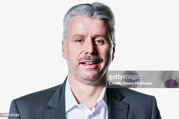 Karsten Marschner, manager of 'Hamburger Fussball-Verband', poses during DFB National Association General Manager - Photocall at DFB Headquarter on...