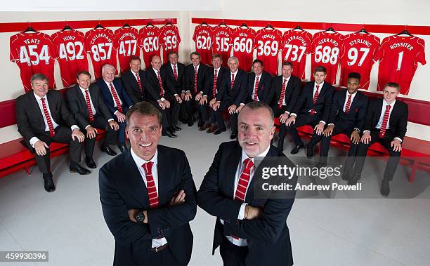 Ron Yeats, Rodger Hunt, Ian Callaghan, Phil Thompson, Phil Neal, Alan Kennedy, Alan Hansen, Kenny Dalglish, Ian Rush, Robbie Fowler, Jamie Carragher,...