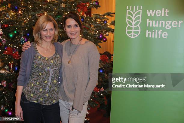 Gesine Cukrowski and Anja Kling attend the 'Mein Mali' Book Presentation at Komische Oper on December 4, 2014 in Berlin.