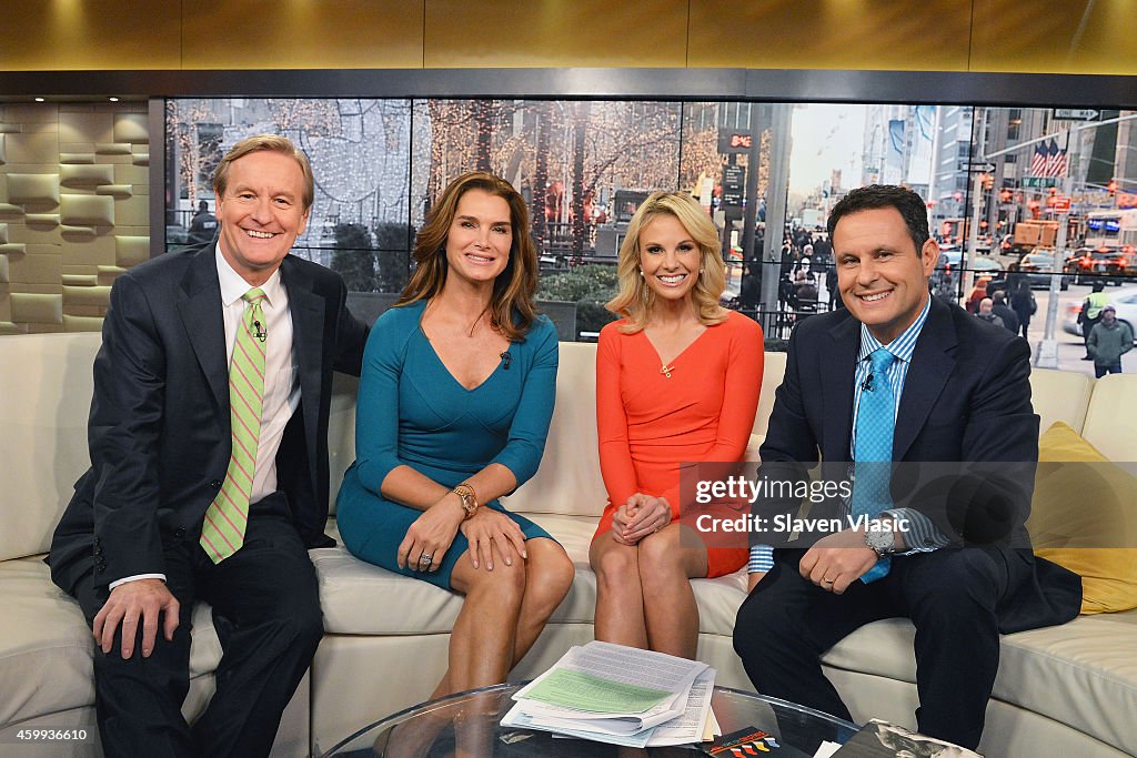 Brooke Shields Visits "FOX & Friends"