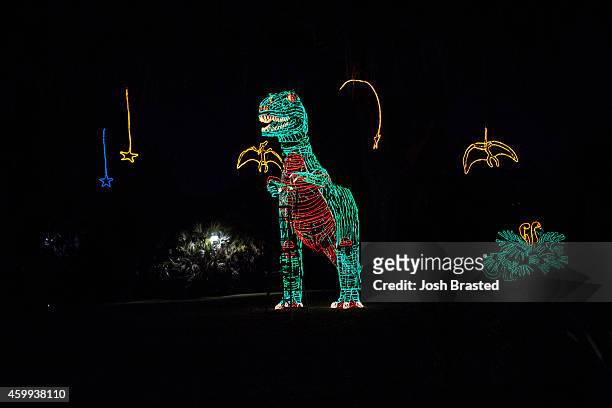 Christmas light display at Celebration in the Oaks at City Park on December 3, 2014 in New Orleans, Louisiana.