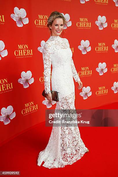 Monica Ivancan attends the Mon Cheri Barbara Tag 2014 at Haus der Kunst on December 4, 2014 in Munich, Germany.