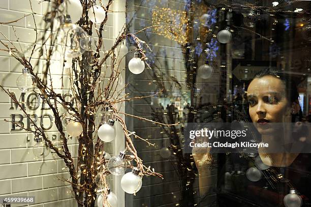 General view as Molton Brown opens it's new Grafton Street Flagship Store on December 4, 2014 in Dublin, Ireland.