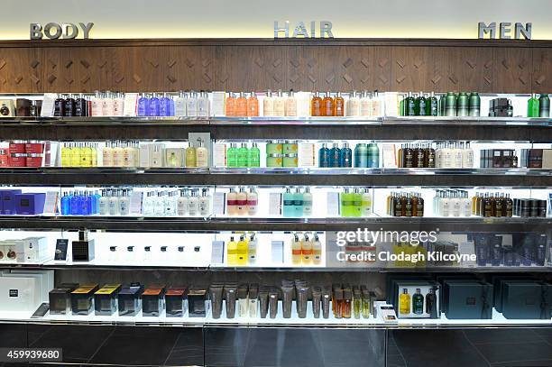 General view as Molton Brown opens it's new Grafton Street Flagship Store on December 4, 2014 in Dublin, Ireland.