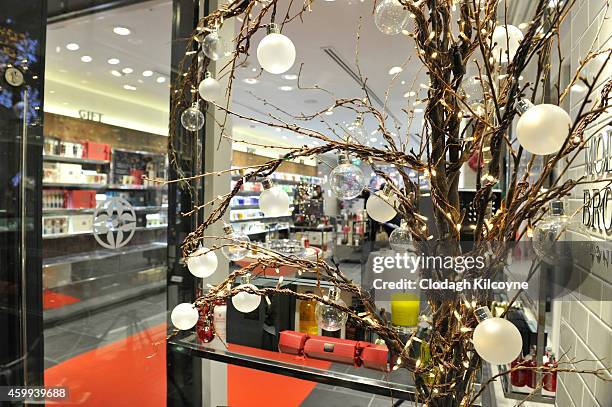 General view as Molton Brown opens it's new Grafton Street Flagship Store on December 4, 2014 in Dublin, Ireland.