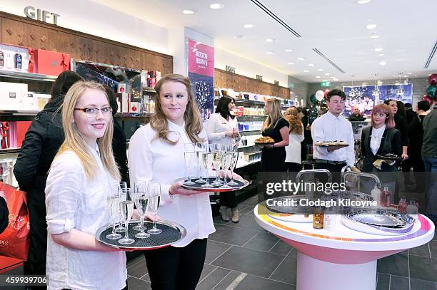 General view as Molton Brown opens it's new Grafton Street Flagship Store on December 4, 2014 in Dublin, Ireland.