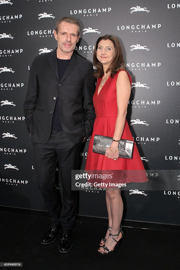 Longchamp - Elysees Lights On Party Boutique Launch - Photocall