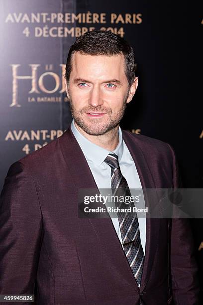 Actor Richard Armitage attends 'The Hobbit : The Battle Of The Five Armies' Paris Premiere at Le Grand Rex on December 4, 2014 in Paris, France.