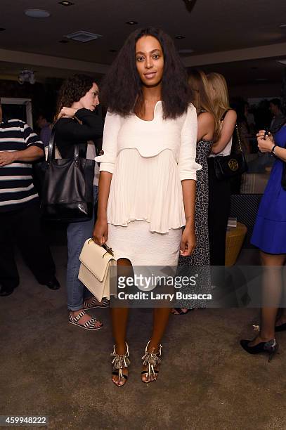 Singer/songwriter Solange Knowles attends The AD Oasis at James Royal Palm Hotel on December 4, 2014 in Miami Beach, Florida.