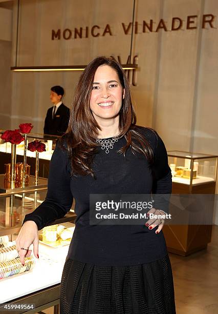 Monica Vinader attends the Monica Vinader Flagship Store Opening on December 4, 2014 in London, England.