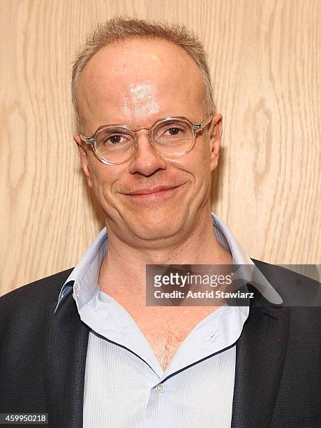 Hans Ulrich Obrist attends a Surface Magazine Event With Hans Ulrich Obrist And FKA Twigs at Edition Hotel on December 4, 2014 in Miami, Florida.