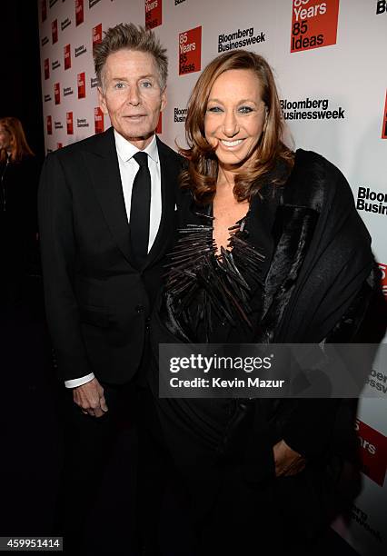 Calvin Klein and Donna Karan attend Bloomberg Businessweek's 85th Anniversary Celebration at American Museum of Natural History on December 4, 2014...