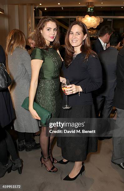 Genevieve Gaunt and Monica Vinader attend the Monica Vinader Flagship Store Opening on December 4, 2014 in London, England.