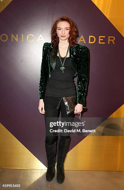 Eleanor Tomlinson attends the Monica Vinader Flagship Store Opening on December 4, 2014 in London, England.