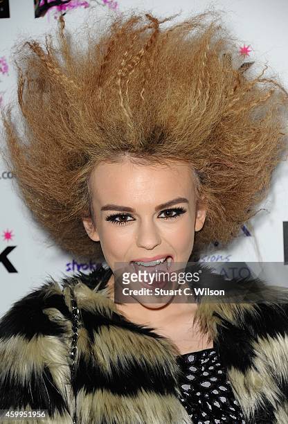 Tallia Storm attends a Night with Nick Ede in aid of Style For Stroke at Cafe KaiZen on December 4, 2014 in London, England.
