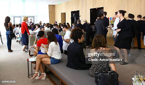 Atmosphere during Surface Magazine Event With Hans Ulrich Obrist And FKA Twigs at Edition Hotel on December 4, 2014 in Miami, Florida.