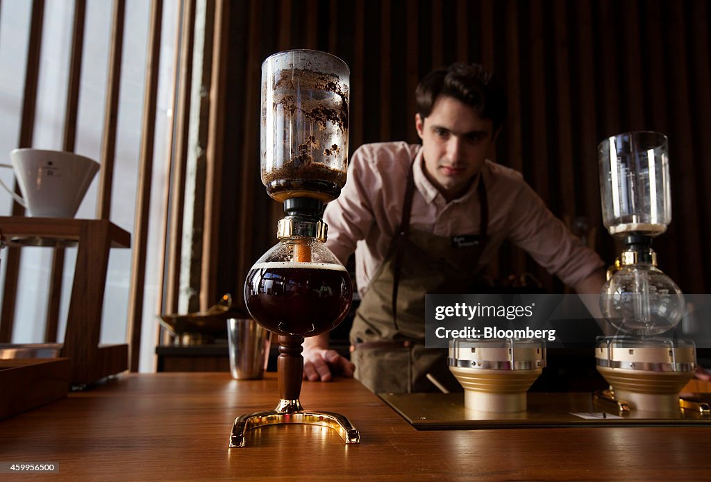 Operations Inside The Starbucks Corp. Reserve Roastery And Tasting Room