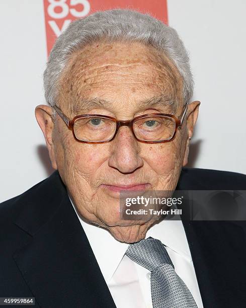 Former United States Secretary of State Henry A. Kissinger attends the Bloomberg Businessweek 85th Anniversary Celebration at the American Museum of...