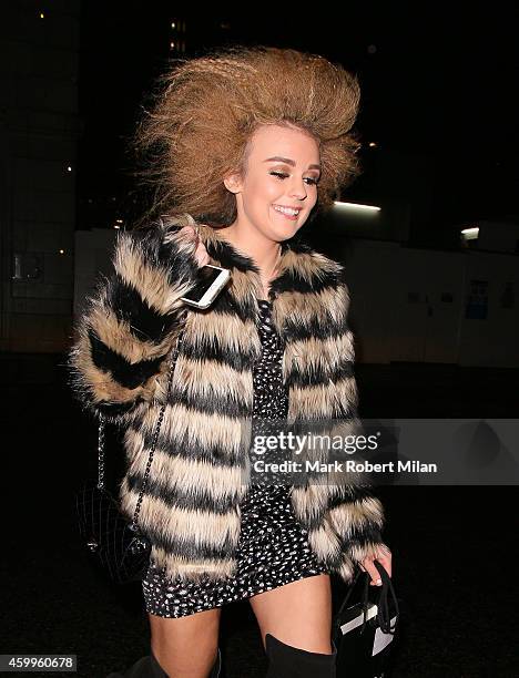 Tallia Storm at Cafe KaiZen on December 4, 2014 in London, England.