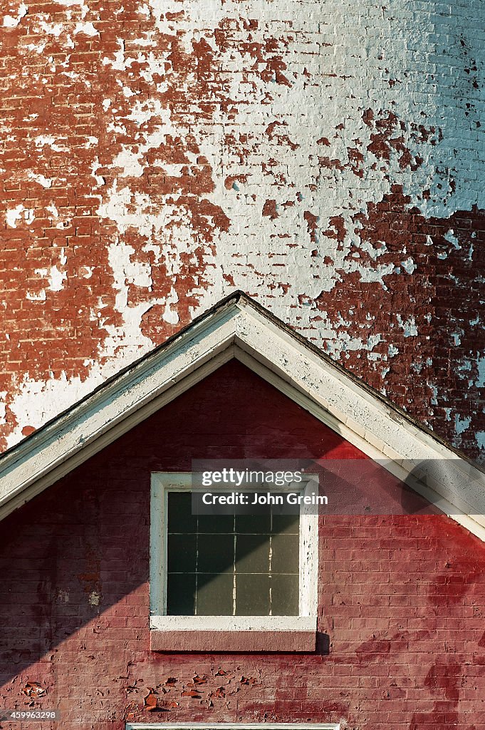 Assateague Lighthouse, detail...