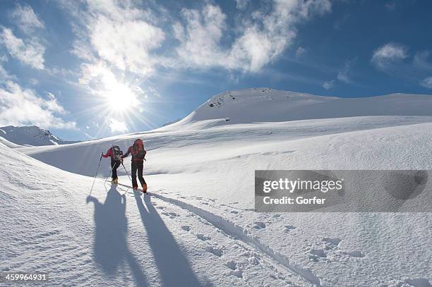 Ski Touring Percursos, Foto de stock