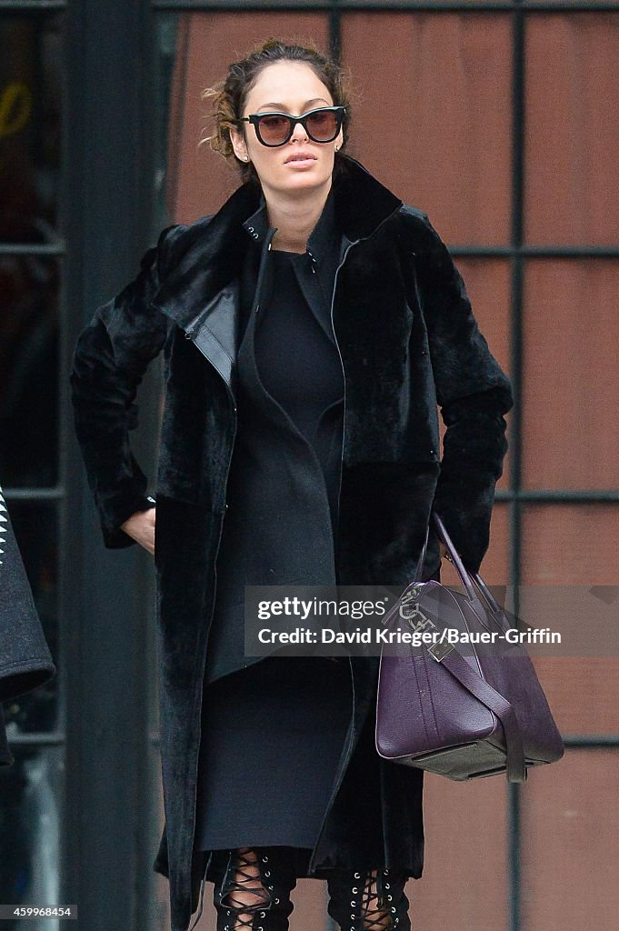 Celebrity Sightings In New York - December 04, 2014