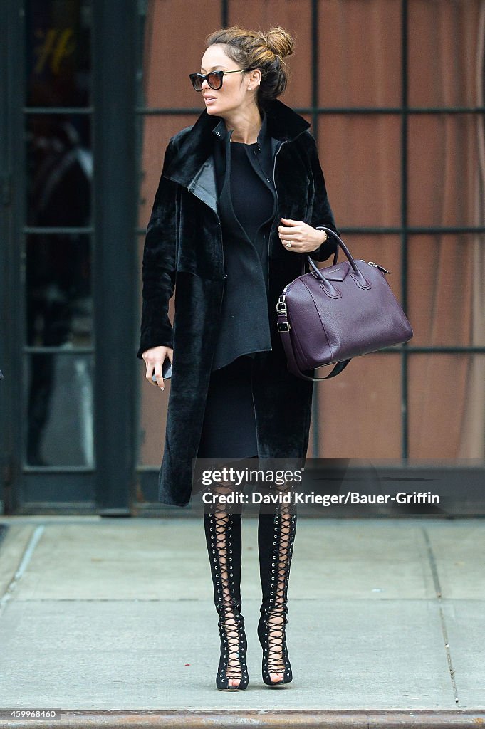 Celebrity Sightings In New York - December 04, 2014