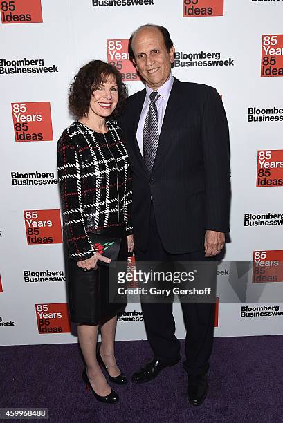 Lori Anne Milkin and financier Michael Milken attend Bloomberg Businessweek's 85th Anniversary Celebration at The American Museum of Natural History...