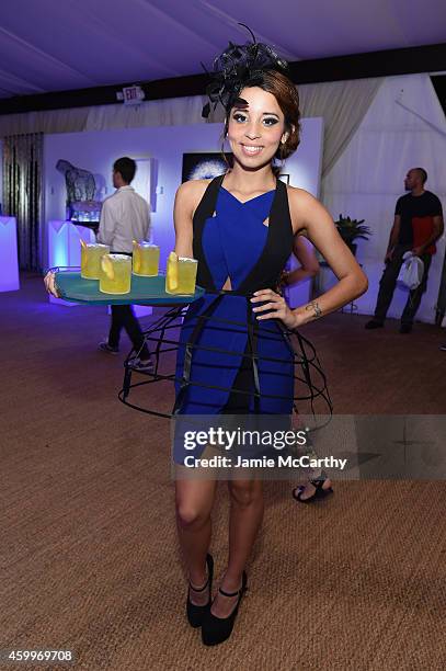 General view of atmosphere at the 5th Annual Bombay Sapphire Artisan Series Finale at Tent at Soho Beach House on December 4, 2014 in Miami, Florida.