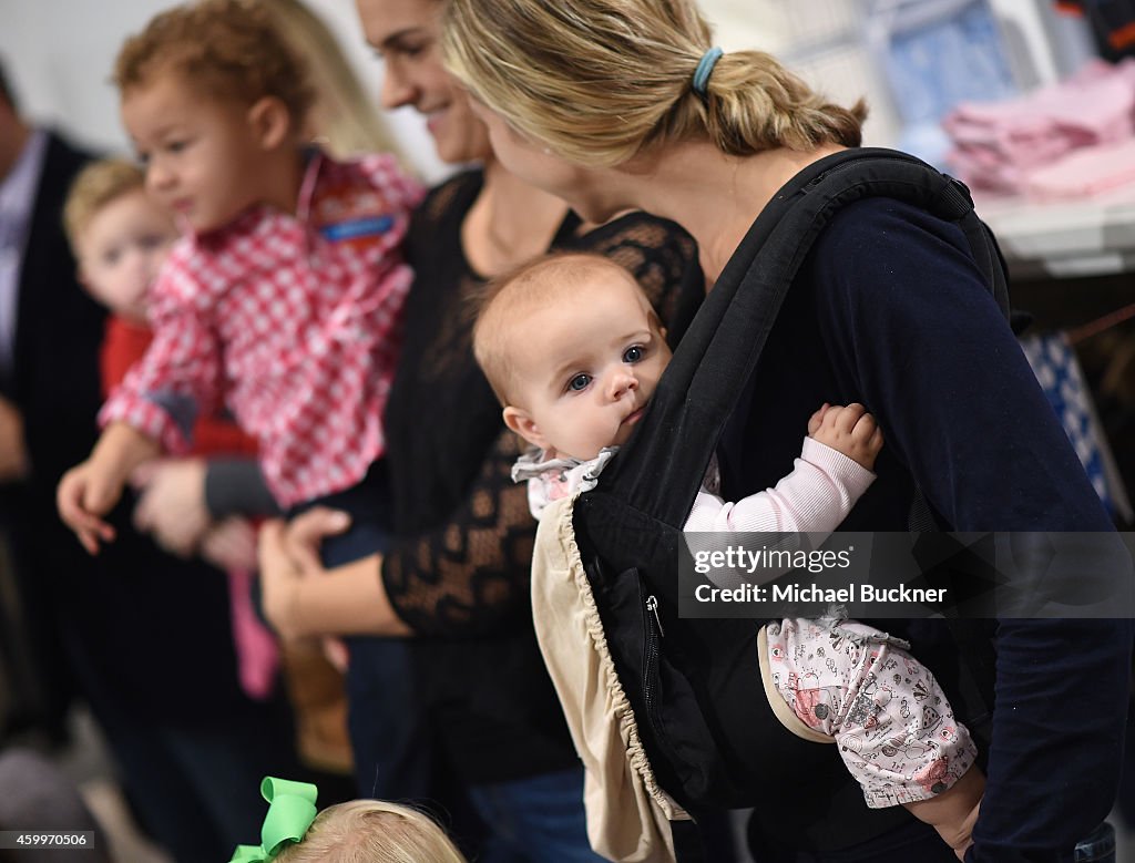 Splendid Holiday Book Drive Kick-Off With Milk And Bookies