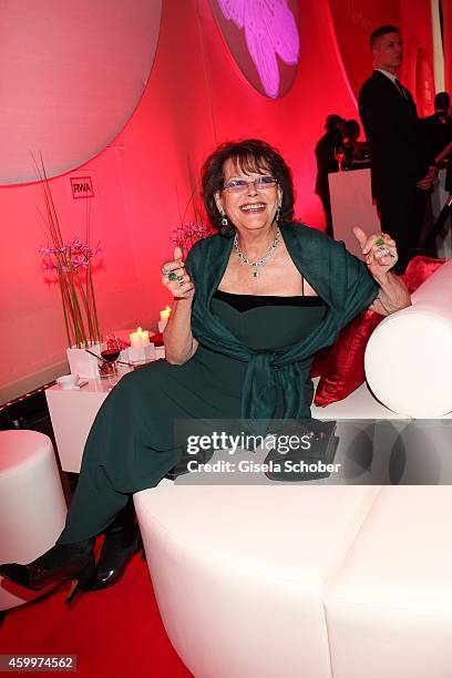 Claudia Cardinale during the Mon Cheri Barbara Tag 2014 at Haus der Kunst on December 4, 2014 in Munich, Germany.